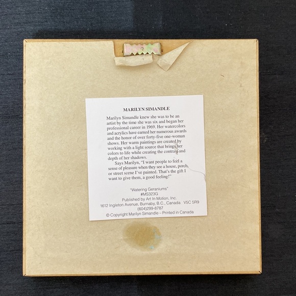 Set of Three Prints of Flowers in Watering Cans - Picture 3 of 12